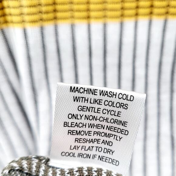 Almost Famous Multicolor Striped Bodycon Maxi Turtleneck Dress Women's Plus 2X - Picture 7 of 7